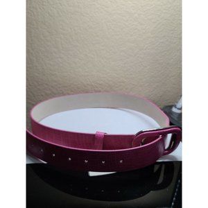 Belt DKNY genuine snake skin pink color with defect size L